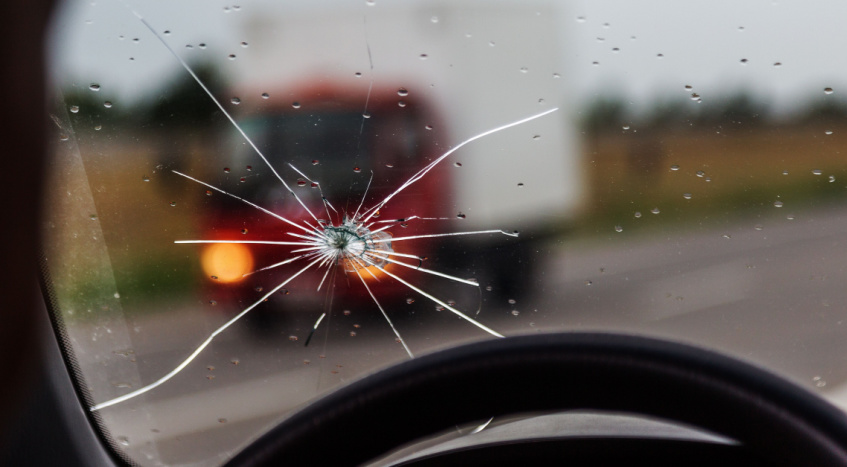 Understanding Stone Chips on Your Windshield: A Guide to Common Types